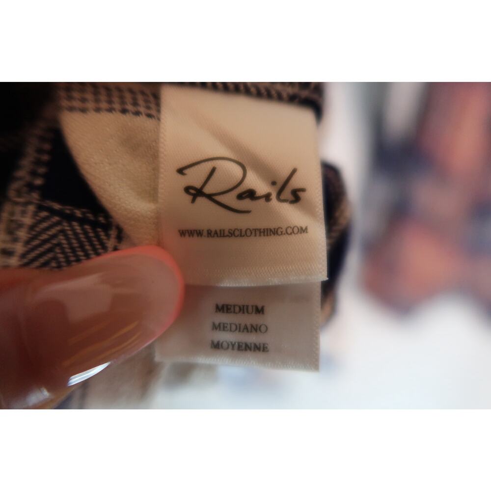 Rails White Sky Mauve Set Of 2 Plaid Flannel Slee… - image 5